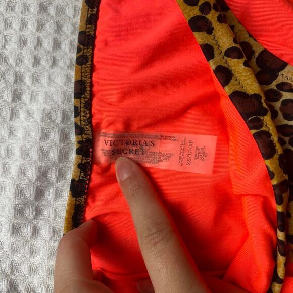 Victorias Secret hot Cheetah print bikini with tie bottoms and top - Picture 3 of 8